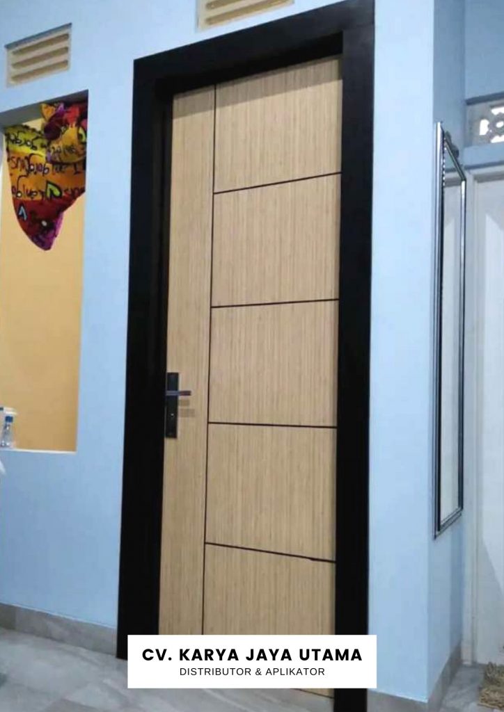 pintu swp lapisan hpl sebagai pintu kamar hunian