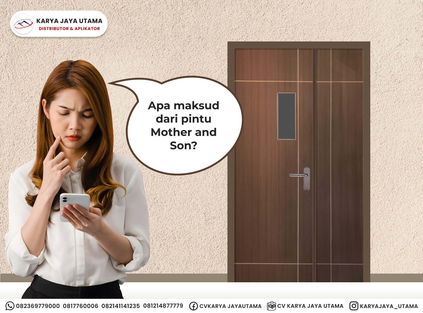 FAQ 1 : Apa yang Dimaksud Pintu Mother and Son?